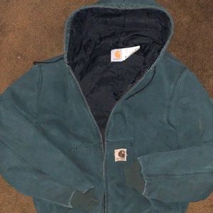 Green carhartt jacket